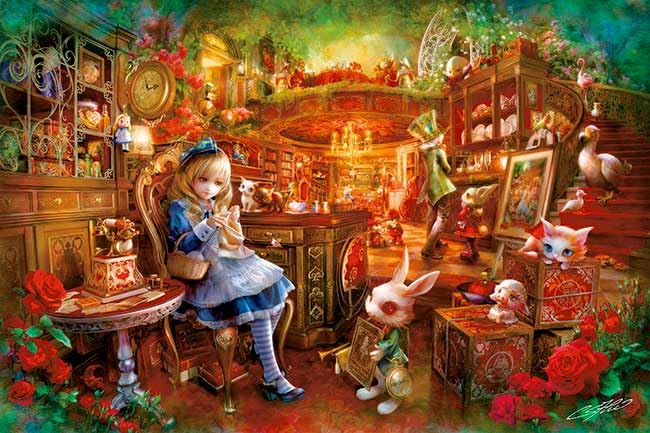 

1000-869 SHU Коллекция Алиса 1000 деталей (75 х 50 см) Пазл, Сделано в Японии, APPLEONE, Алиса в Стране чудес