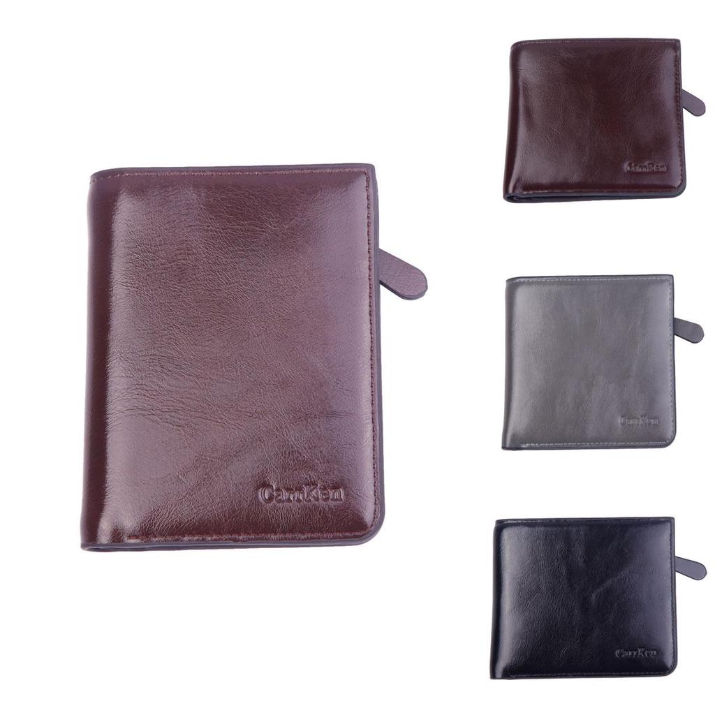 Timeless Design Men's Pu Leather Cowhide Bifold Wallet For Credit Cards And Id Storage