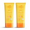 Aqualogica Glow+ Dewy Sunscreen SPF 50 PA++++ for Face & Body with UV Blue Light Protection, 80g X 2