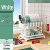 ZISIZ Kitchen Double Layer Dish Drying Rack