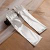 Handmade Bride Gloves Lace Trimmed Satin Gloves Ball Gloves Lace Gloves  Dinner Dresses