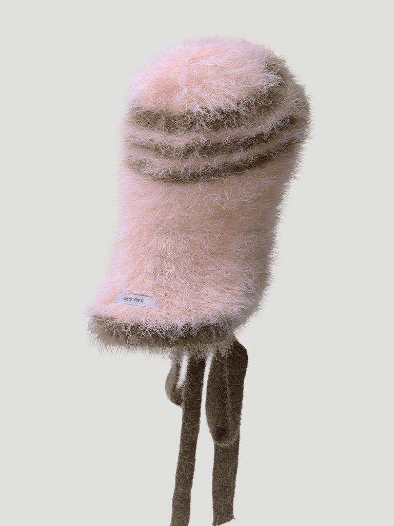 Ateulliepakeu Knit Bonnet Light Pink