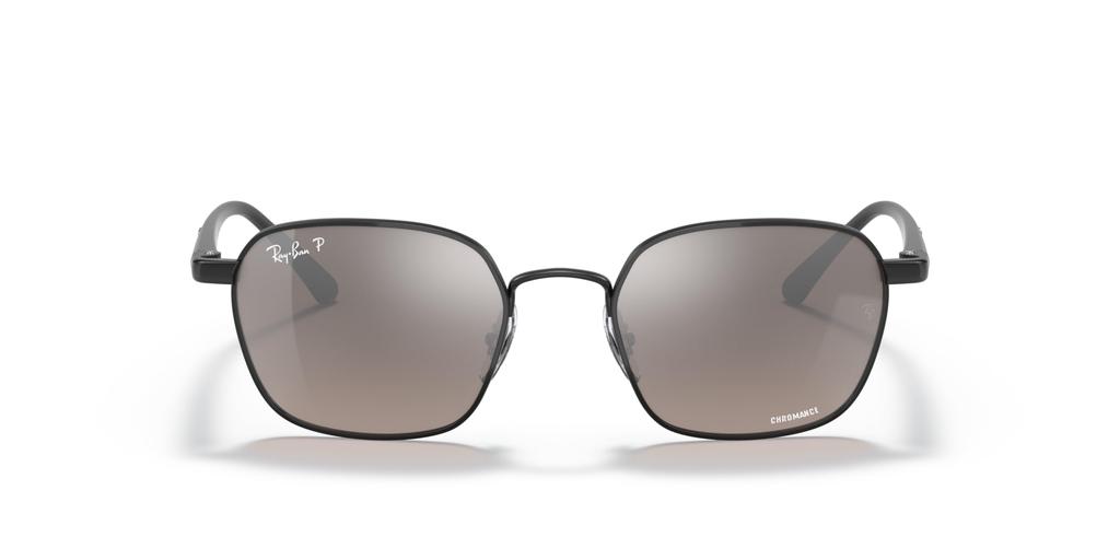 0RB3664CH SHINY BLACK 50 Sunglasses Ray-Ban Men's