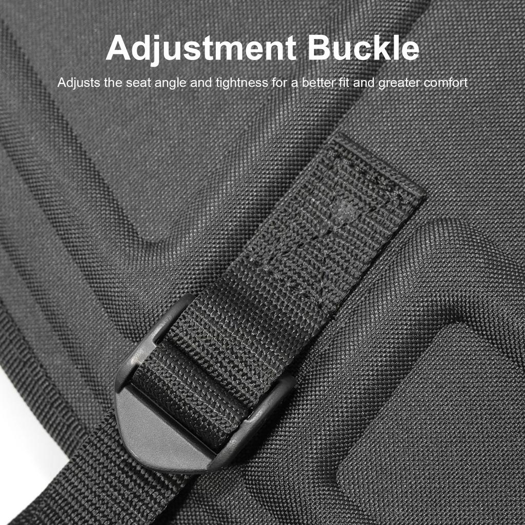 Eva Laminated Inner Core Adjustable Paddle Board Seat Adjustable Buckle Simple Padded Kayaks Seat for Drifting Boat Water Sports