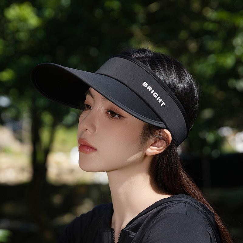 2024 Frühling und Sommer Neue Produkte Breite Krempe Air Top Sonnenschutz Hut Damen Urlaub Reiten Reise Sonnenschirm UV Proof Cap Großhandel