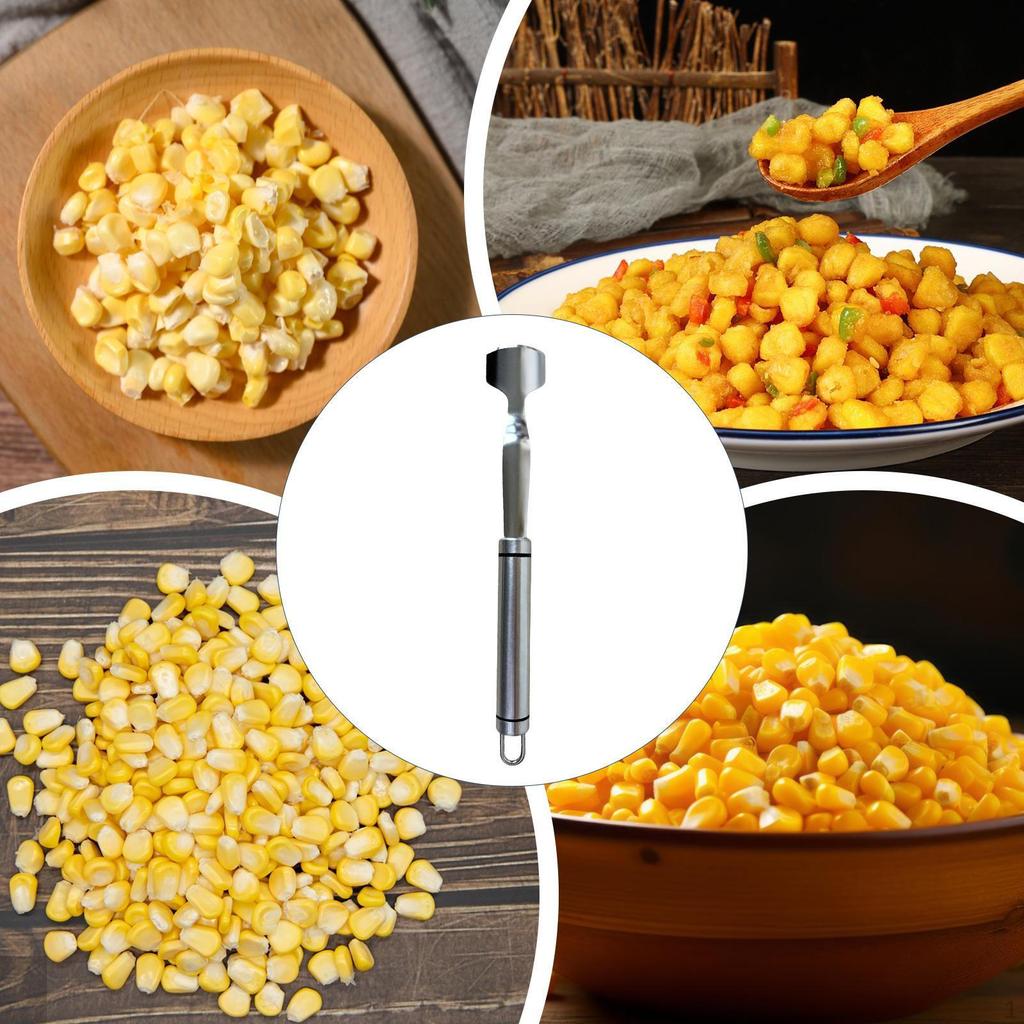 Corn Corns Thresher Easy to Use Gift Reusable Kernel Remover Tool for Cooking Home on The COB