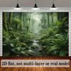 2D Jungle Stream Backdrop for Nature, Tropical and Adventure Themed Photography