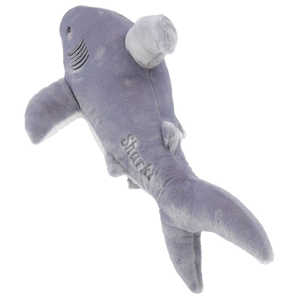 Shark Plush 27.5in Long Lifelike Appearance Vivid Colors Soft Washable Surface Stuffed Shark for