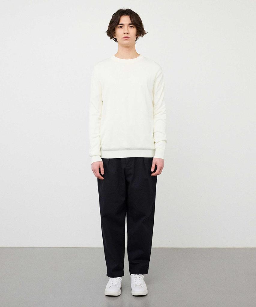 STCO Codigallery Lightweight Round Knit Ivory (Regular Fit)_Cktva01Nsi
