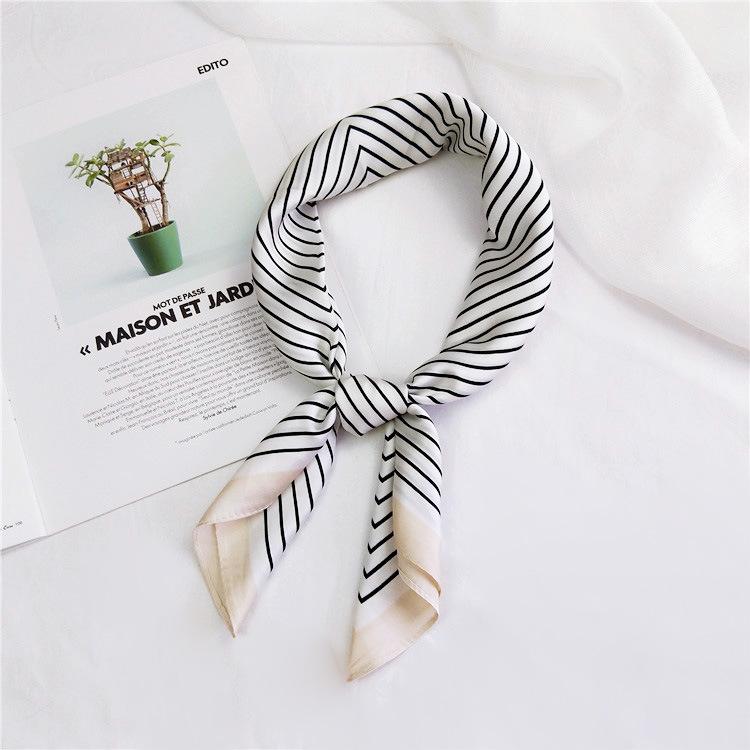 Fashion Decoration Scarf Hairband Tie Hair 70 Small Square Scarf Silk Scarf Women'S Spring And Autumn Versatile Small Scarf Professional Scarf