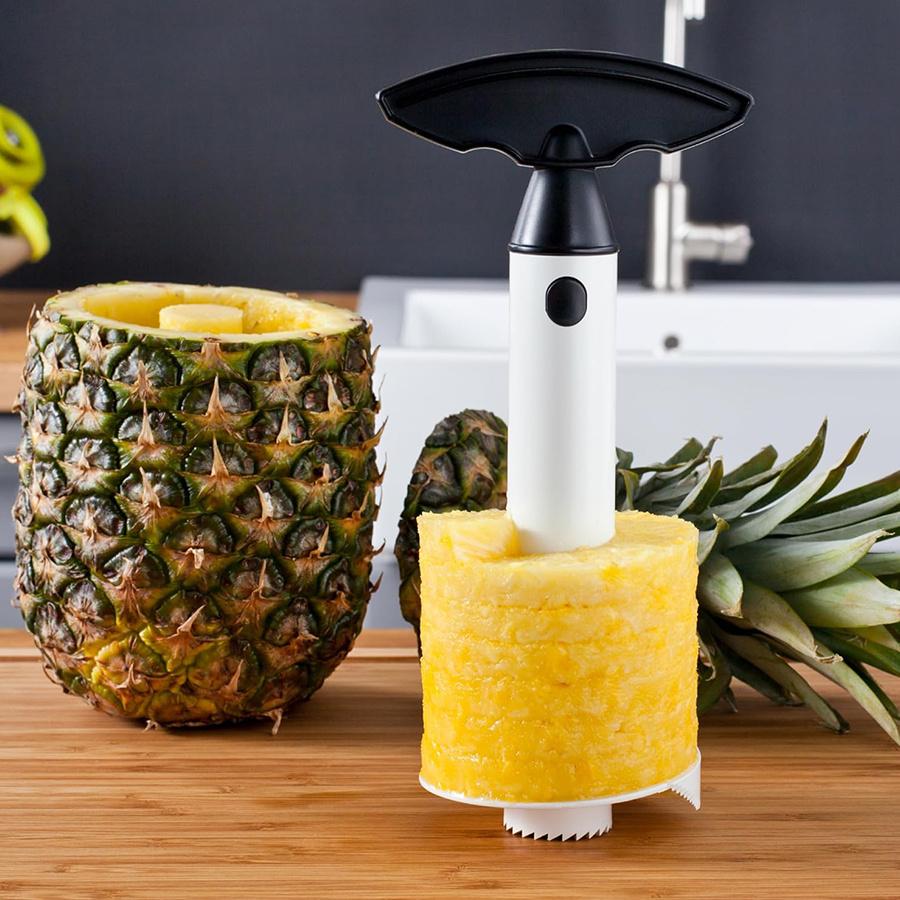 1pc Plastic Pineapple Peeler & Corer - Easy to Use Core Remover Tool for Home Kitchen Family-Friendly Quick Fruit Prep Home JXB
