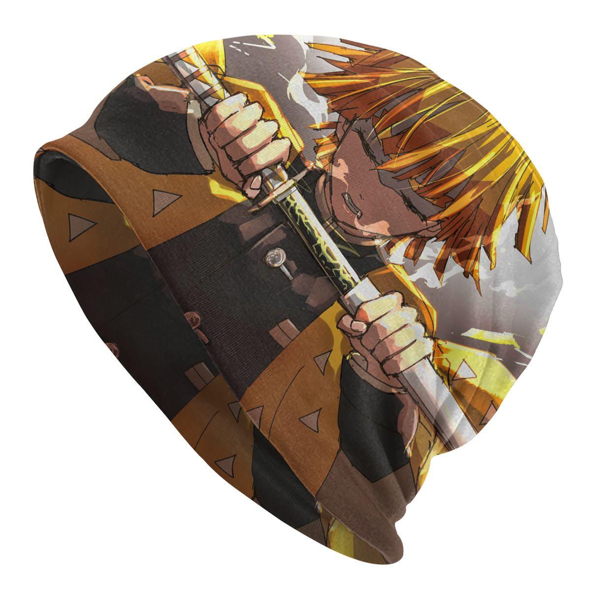 Douma Demon Slayer Kimetsu No Yaiba Kamado аниме промывается теплый капот уличные повседневные шапочки защитные унисекс женские шапки One Size