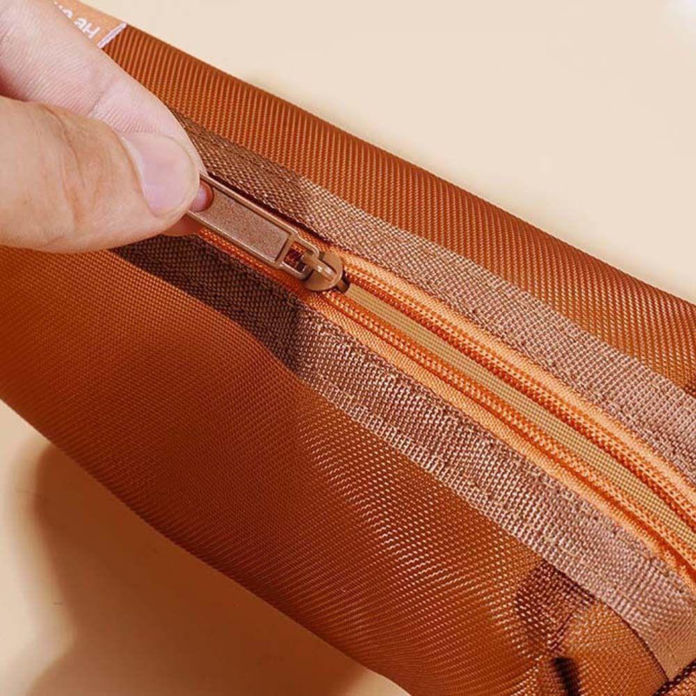 Candy Color Transparent Pencile Bag Lipstick Bag Mini Mesh Coin Purse  Outdoor