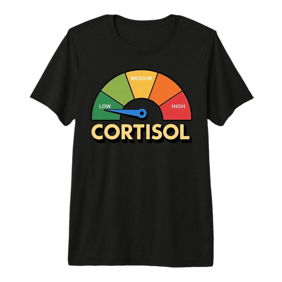 

Cortisol Level Meter Funny Low Cortisol T-shirt For Men Women 100% Cotton T Shirts Short Sleeve Tops 0306-1 - Men s Summer Co... 5XL різнокольоровий