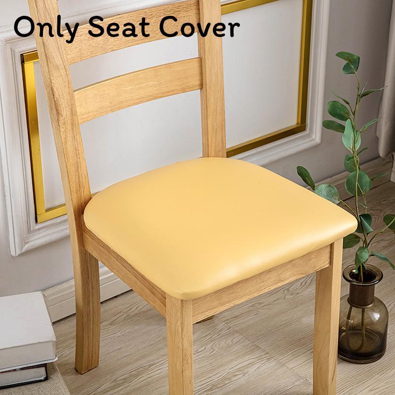 Pu Waterproof Office Chair Cover With Elastic Buckles For Dust Prevention In Modern Home Decor