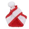 Pet Christmas Scarf Soft Plush Dog Christmas Scarf for Cats Dogs Rabbits Small PetsS