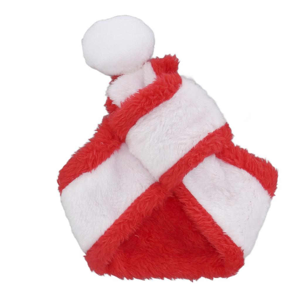 Pet Christmas Scarf Soft Plush Dog Christmas Scarf for Cats Dogs Rabbits Small PetsS