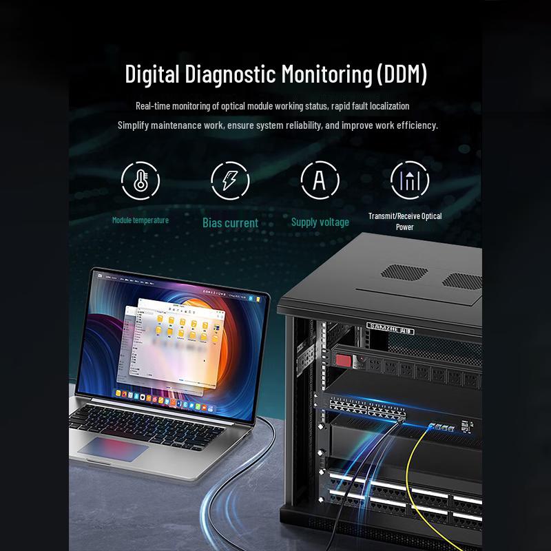 SAMZHE SC2520AB SFP+ 2.5G/10G SC Fiber Optic Transceiver