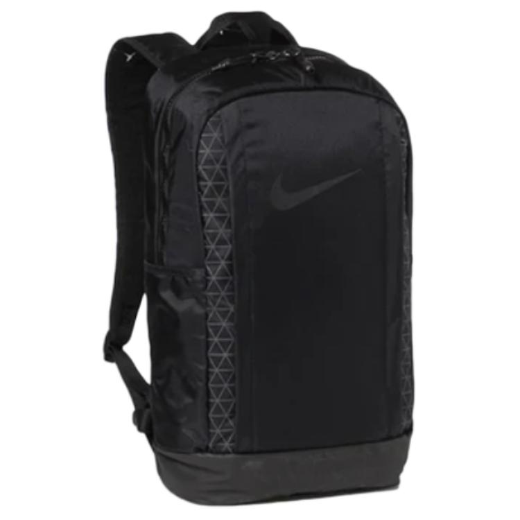 Nike Logo Zip Closure Nylon And Polyester Backpack Unisex Backpack Black BA5557-010