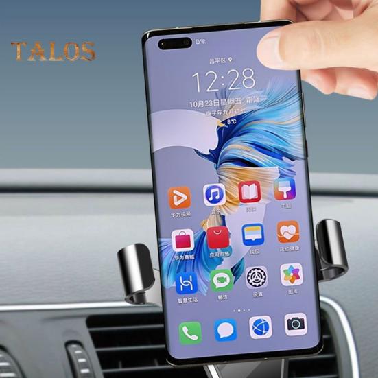 Držák na telefon do auta s automatickým uzamykacím ramenem Slot Držák do mřížky ventilace Stojan pro 4-7 palcové smartphony Palubní kolébka pro všechny smartphony