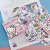 Stickers 60Pcs/Box Kuromi Cinnamoroll Hand Account Cartoon Decal Decorative Waterproof Sticker Valentine'S Day Gifts
