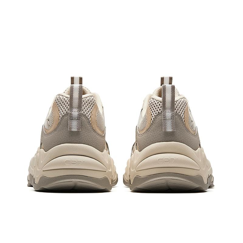 Anta Meteorite VENT Slip Resistant Abrasion Resistant Low top Casual Shoes Men's Khaki 112528858-4