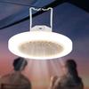 USB Rechargeable Ceiling Fan Light Energy Saving Electric Fan Night Lamp  Outdoor Tent