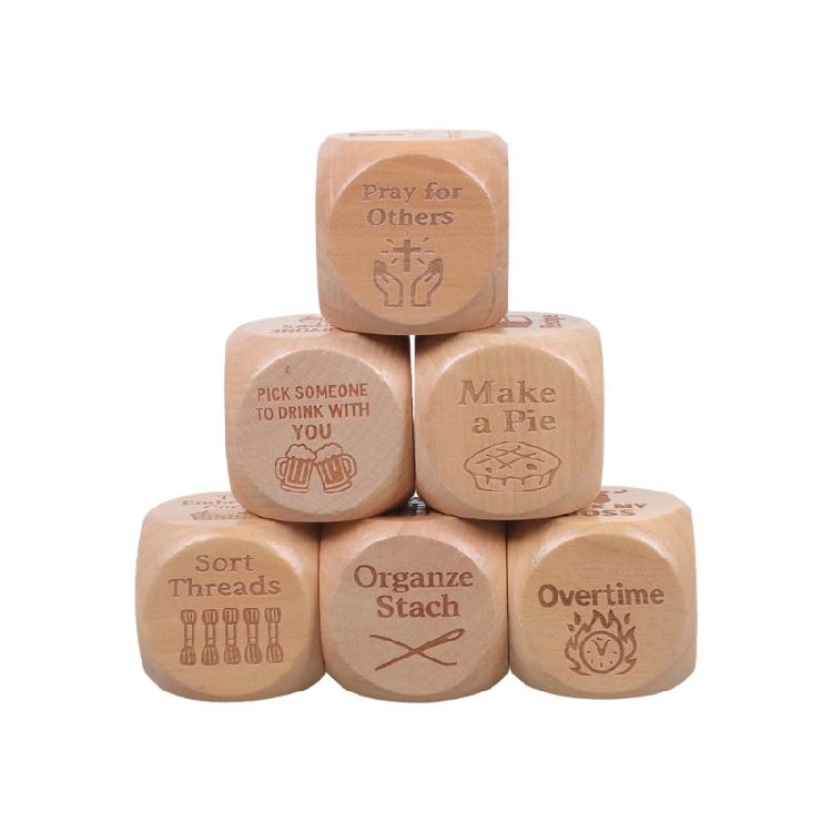 

Set of 6 Decision Making Dices Set Party Entertainment Dices Game Accessory For Friend Family Gathering Choice Making Tool 1