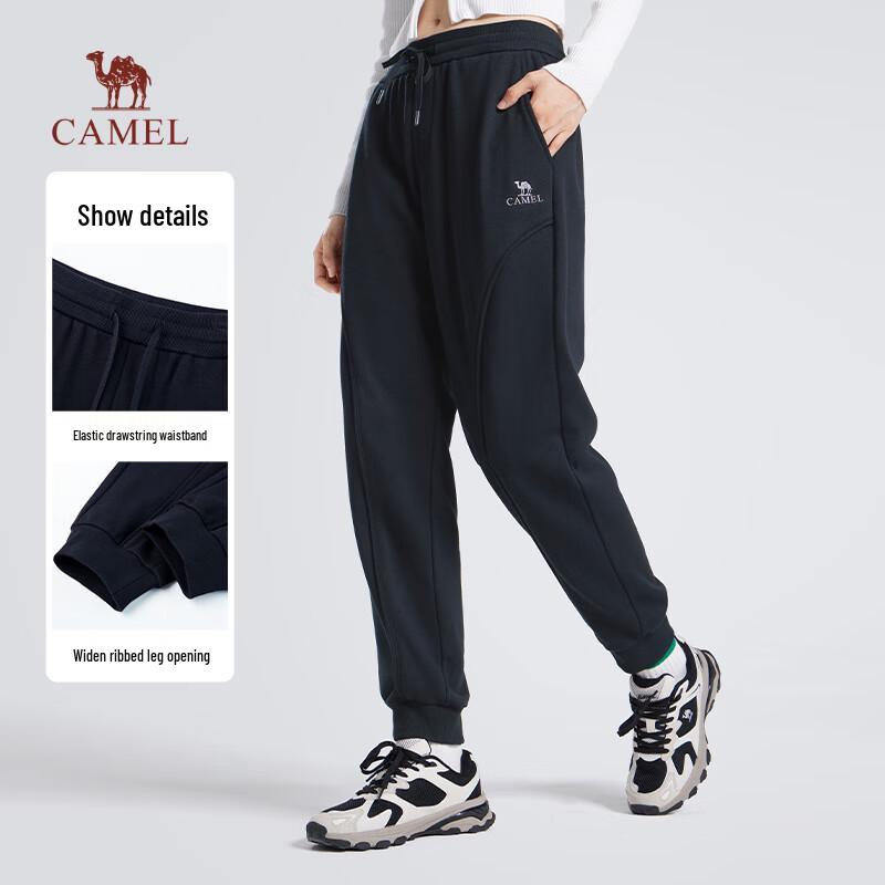 Camel Unisex Loose-Fit Cotton Blend Jogger Pants