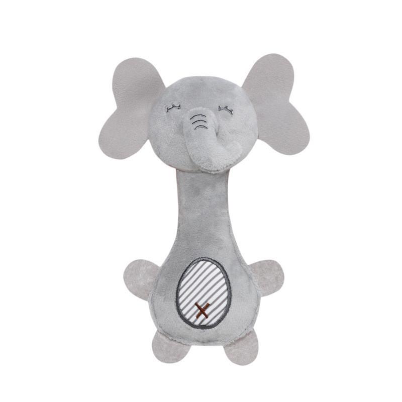 Children's Plush Rattle Stick With Bell Baby Animal Hand Grabbing Stick Soothing Toy Supplier From China