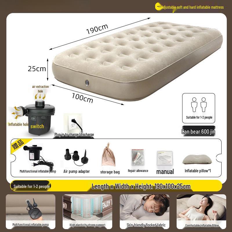 Portable Automatic Inflatable Camping Mattress and Floor Mat