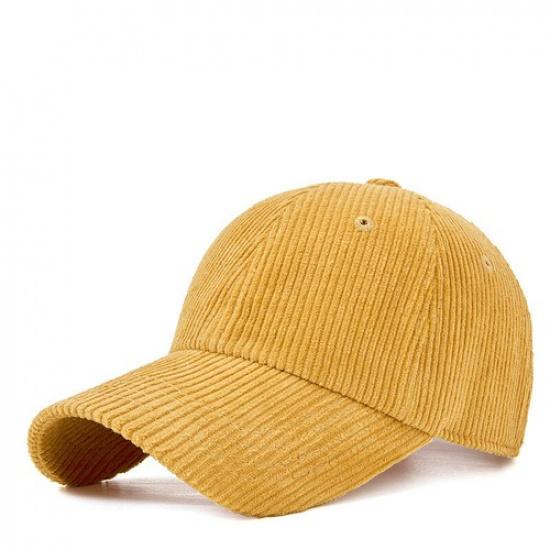 Женская Регулируемая Вельветовая Бейсболка Кепка от Солнца Повседневная Уличная Спортивная Кепка Летняя