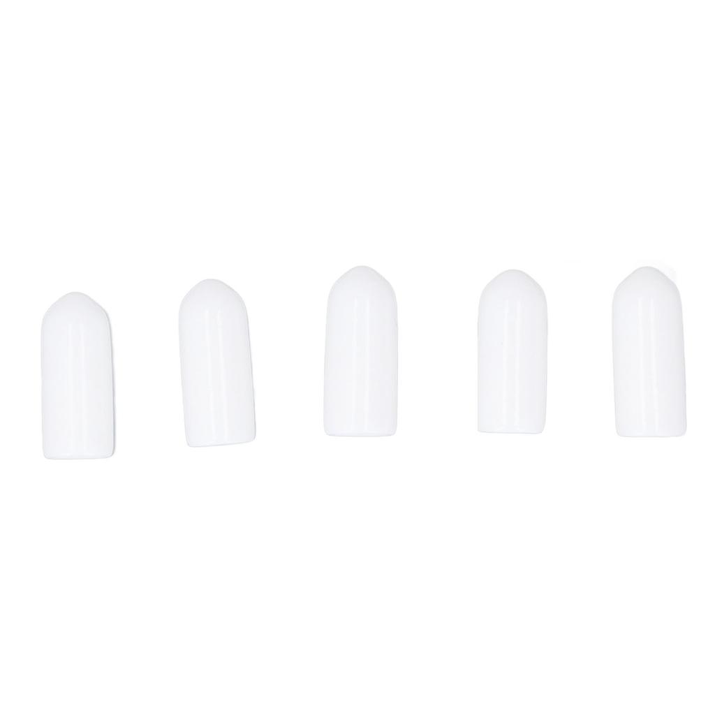 100PCS Screw End     White PVC Anti Aging Flexible Flame Retardant End Cover for