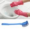 Toilet Brush Clnser   Soft   Curved Design Bathroom Clning Scrubber Tool