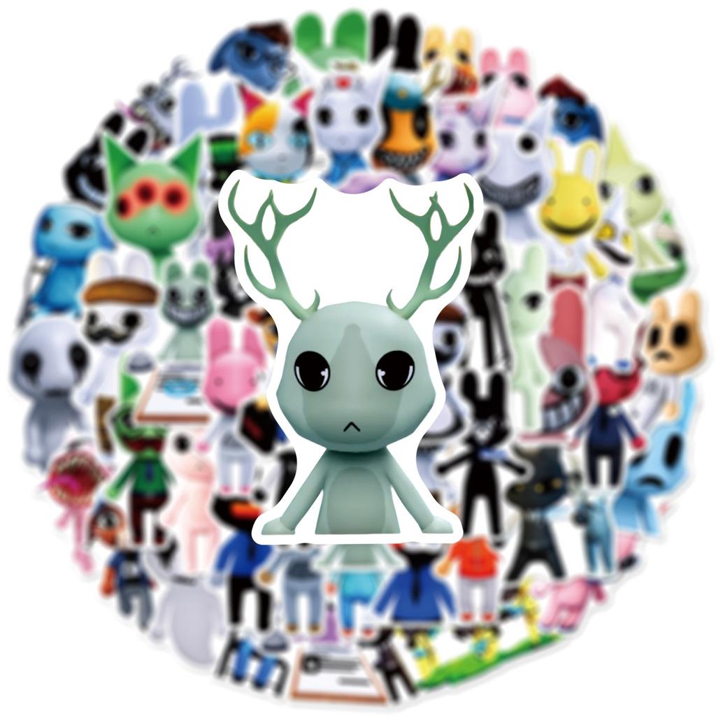 50PCS Animal Hospital Horror Stickers Decal DIY Luggage Phone Scraphbook Waterproof Sticker