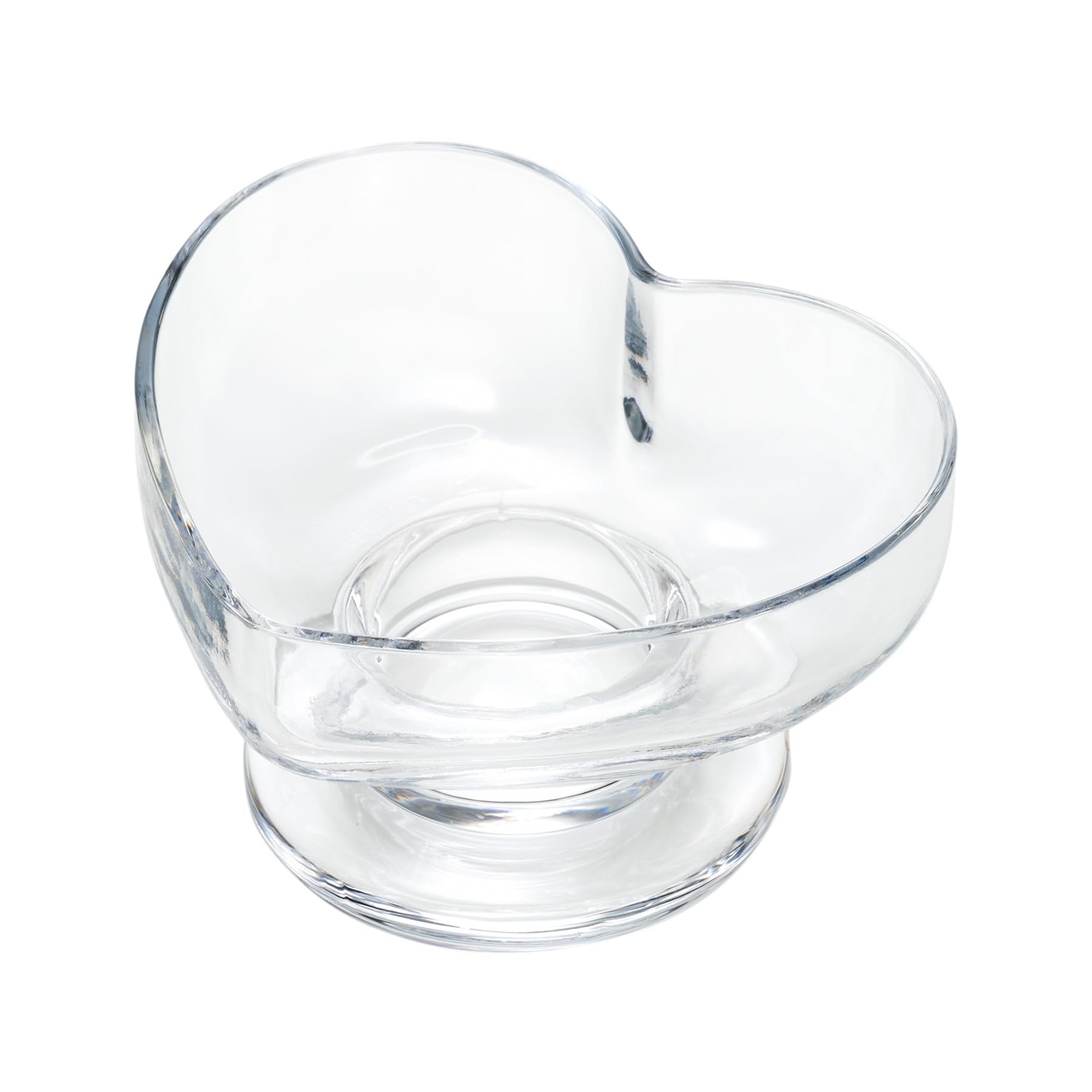 

Hirota Glass Sunday Sundae Dessert Ice Cream Retro Showa Modern Made in Japan [Heart-Shaped Tray, Clear, 78724] Cup, Cup, Cup, Cup, Retro, Glass,