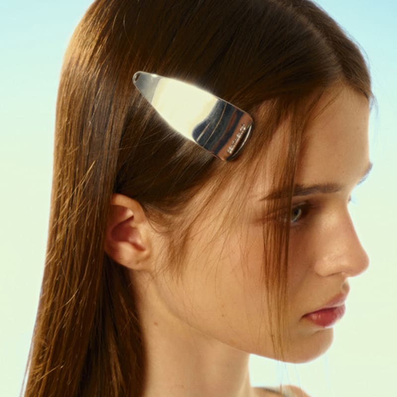 SENTIMENTS NR. 515 [SILBER] SCHLANKE DREIECK-HAARSPANGE