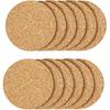 12 Pcs Cork Coaster for Drink, Absorbent Heat Resistant Reble Tea or Coffee Coaster, Blank Coasters for Crafts,Warm Gifts Cork Coasters for Relatives
