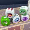 F26C Handcraft Demons Dices Halloweens Resin Artwork for Indoor Themed Decorations