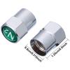 1000pcs Nitrogen N2 Logo Tire Valve Caps Chrome Plated Plastic Car TPMS Valve Stem Dust Covers Wheel Rim Accessories Wholesale