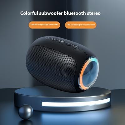 LED Dazzling Light, Convenient Bluetooth Speaker, Home Gifts, Stereo Wireless Small Speaker