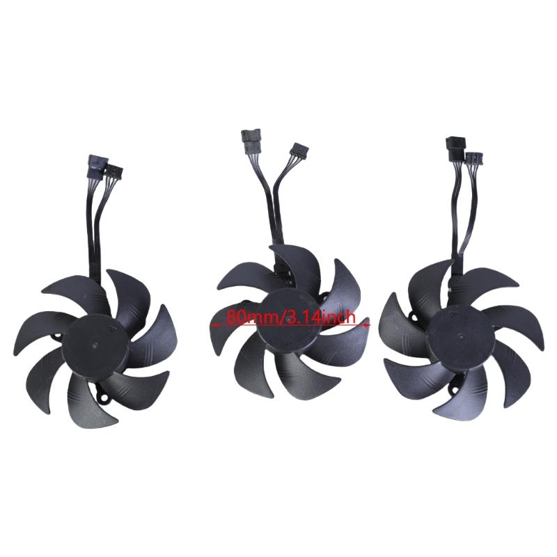 Graphics Card Cooling Fan For RTX3060 Video Card Optimaled Cooling 4Pin PLA09215S12H Quiet Fan 3PCS