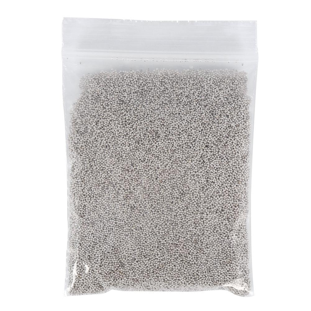 

1 пакет украшений для ногтей, маникюрный глиттер, металлические мини-бусины для нейл-арта, сделай сам, 2 цвета Silver