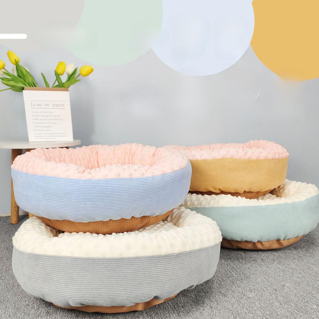 Ins Light Style Bean Velvet Massage Nest Sofa Nest Cat Dog Nest Cat Dog Universal