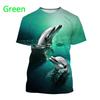 Nové tričko s 3D potiskem delfína Módní duhové kreslené tričko s delfínem Pánské/Dámské Hip Hop Harajuku
