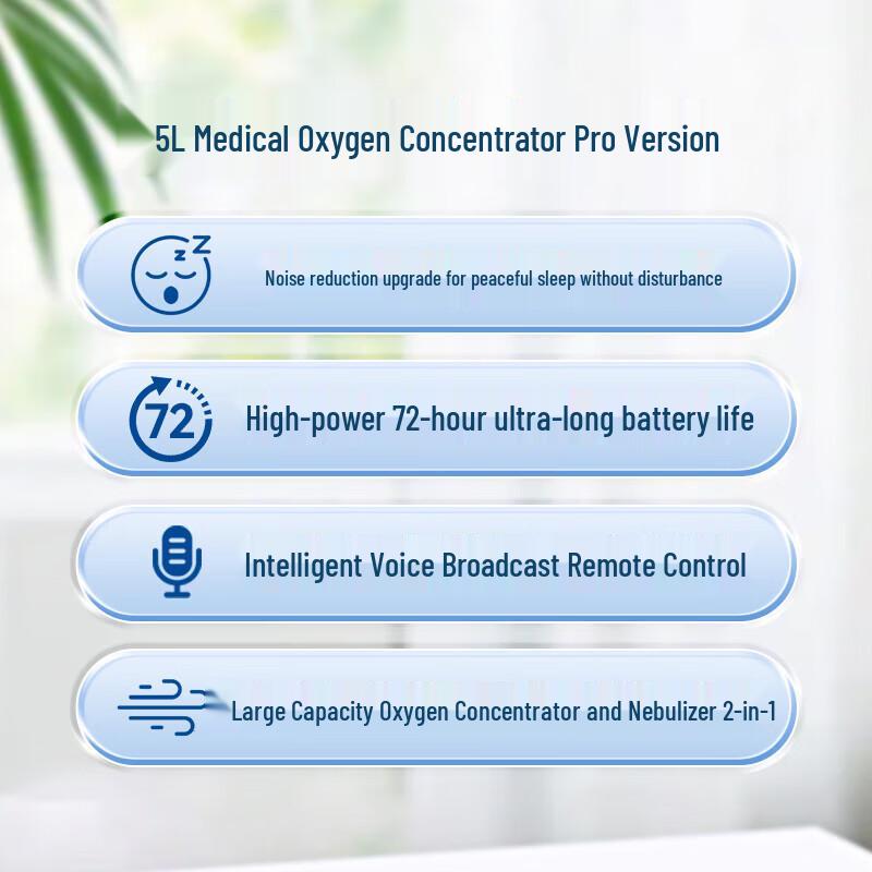 OMRON 5L Home Oxygen Concentrator