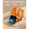 Bluetooth 5.4 ANC In-Ear Earbuds with Touch Interactive Screen, Hi-Fi Stereo Noise Cancelling Wireless Earphones for Gaming Work Sports
