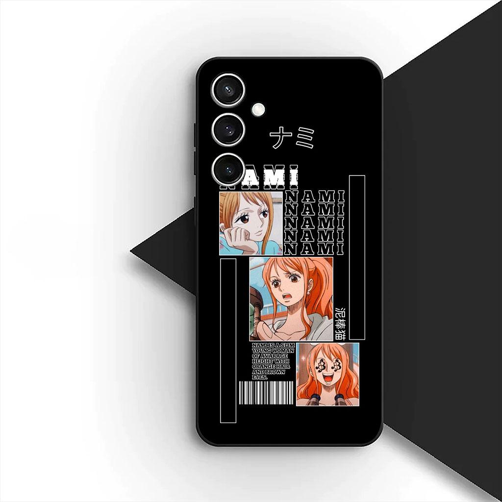 Roronoa Zoro Nami One Luffy Pieces Kryt na telefon pro Samsung Galaxy S10 S8 S9 Plus A33 A34 A31 70 A71 A72 Note 20 9 8 S10E Pouzdro