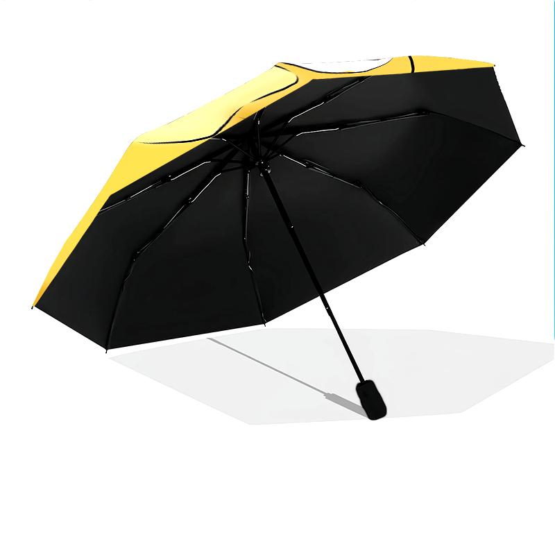 Pokémon Psyduck Pattern, Automatic Folding Umbrella, Portable and Foldable Design, 8 Ribs, a Christmas or Birthday Gift.