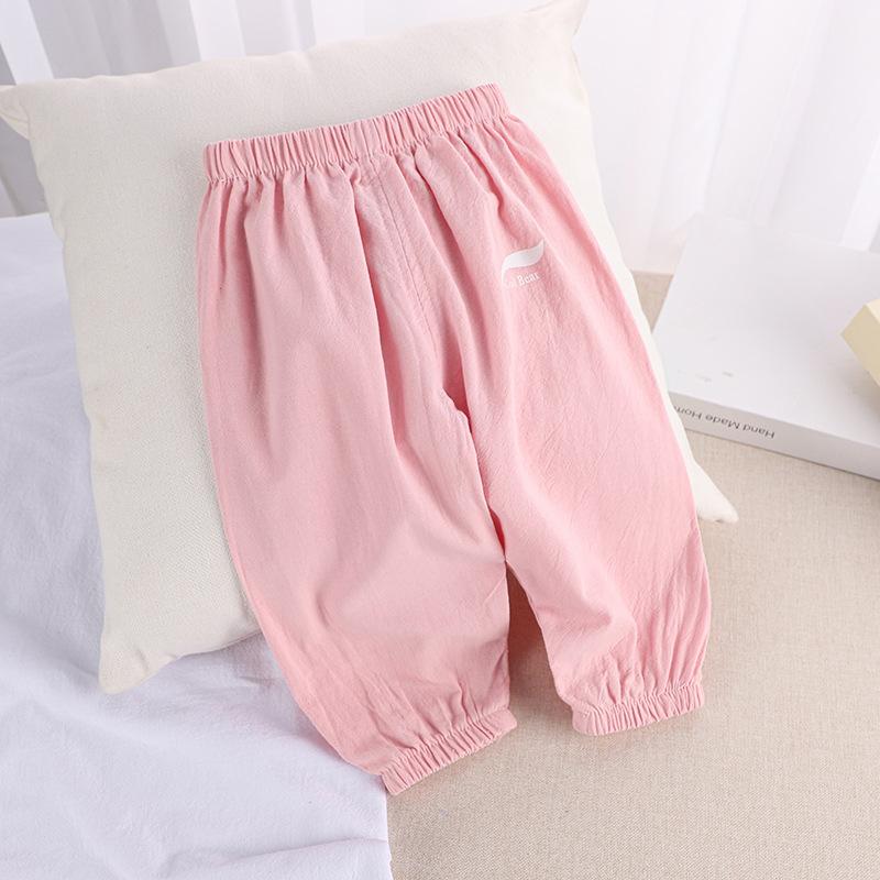 Unisex Baby Mosquito Prevention Pants for Summer with Breathable Fabric and Elastic Waistband